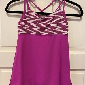 Ivivva Lululemon Girls Pink Strappy Racerback Tank